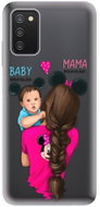 iSaprio Mama Mouse Brunette and Boy for Samsung Galaxy A03s - Phone Cover