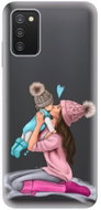 iSaprio Kissing Mom for Brunette and Boy for Samsung Galaxy A03s - Phone Cover