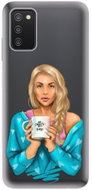 iSaprio Coffe Now pro Blond for Samsung Galaxy A03s - Phone Cover