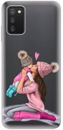 iSaprio Kissing Mom for Brunette and Girl for Samsung Galaxy A03s - Phone Cover