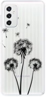 iSaprio Three Dandelions pro black for Samsung Galaxy M52 5G - Phone Cover