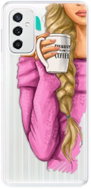 iSaprio My Coffe and Blond Girl for Samsung Galaxy M52 5G - Phone Cover