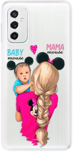 iSaprio Mama Mouse Blonde and Boy for Samsung Galaxy M52 5G - Phone Cover - Main image