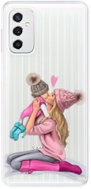 iSaprio Kissing Mom for Blond and Girl for Samsung Galaxy M52 5G - Phone Cover