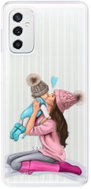 iSaprio Kissing Mom for Brunette and Boy for Samsung Galaxy M52 5G - Phone Cover