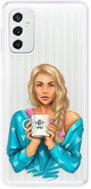 iSaprio Coffe Now pro Blond for Samsung Galaxy M52 5G - Phone Cover