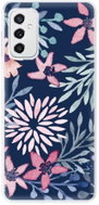 iSaprio Leaves on Blue for Samsung Galaxy M52 5G - Phone Cover