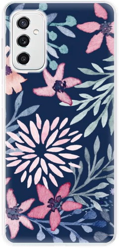 iSaprio Leaves on Blue for Samsung Galaxy M52 5G - Phone Cover - Main image
