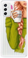 iSaprio My Coffe and Redhead Girl for Samsung Galaxy M52 5G - Phone Cover