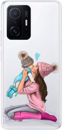 iSaprio Kissing Mom for Brunette and Boy for Xiaomi 11T / 11T Pro - Phone Cover - Main image