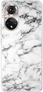 iSaprio White Marble 01 for Honor 50 - Phone Cover