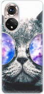 iSaprio Galaxy Cat for Honor 50 - Phone Cover