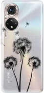 iSaprio Three Dandelions pro black for Honor 50 - Phone Cover