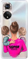 iSaprio Super Mama for Two Boys for Honor 50 - Phone Cover