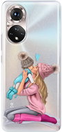 iSaprio Kissing Mom for Blond and Boy for Honor 50 - Phone Cover
