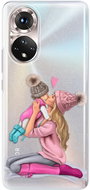 iSaprio Kissing Mom for Blond and Girl for Honor 50 - Phone Cover