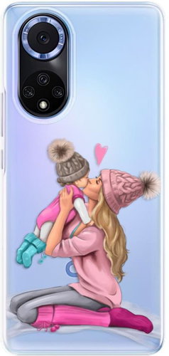 iSaprio Kissing Mom for Blond and Girl for Huawei Nova 9 - Phone Cover - Main image