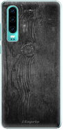 iSaprio Black Wood for Huawei P30 - Phone Cover