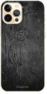 iSaprio Black Wood for iPhone 12 - Phone Cover