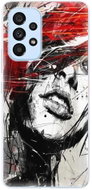 iSaprio Sketch Face for Samsung Galaxy A73 5G - Phone Cover