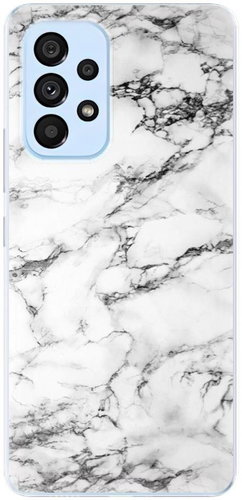 iSaprio White Marble 01 for Samsung Galaxy A73 5G - Phone Cover - Main image