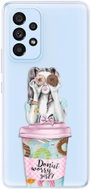 iSaprio Donut Worry for Samsung Galaxy A73 5G - Phone Cover