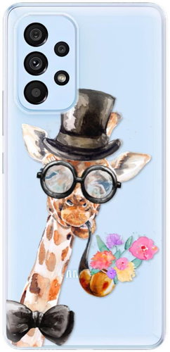 iSaprio Sir Giraffe for Samsung Galaxy A73 5G - Phone Cover - Main image