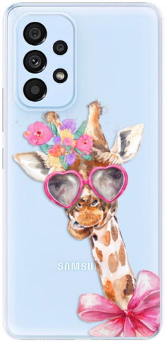 iSaprio Lady Giraffe for Samsung Galaxy A73 5G - Phone Cover - Main image