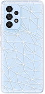 iSaprio Abstract Triangles 03 - white for Samsung Galaxy A73 5G - Phone Cover