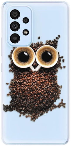 iSaprio Owl And Coffee for Samsung Galaxy A73 5G Main image iSaprio Owl And Coffee for Samsung Galaxy A73 5G - Phone Cover - Main image
