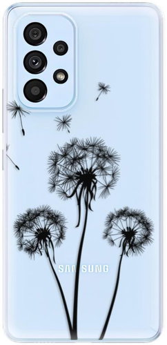 iSaprio Three Dandelions - black for Samsung Galaxy A73 5G - Phone Cover - Main image