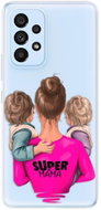 iSaprio Super Mama - Two Boys for Samsung Galaxy A73 5G - Phone Cover