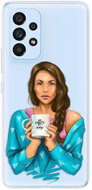 iSaprio Coffe Now - Brunette for Samsung Galaxy A73 5G - Phone Cover