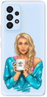 iSaprio Coffe Now - Blond for Samsung Galaxy A73 5G - Phone Cover