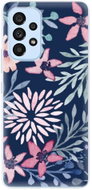 iSaprio Leaves on Blue for Samsung Galaxy A73 5G - Phone Cover
