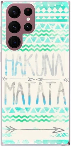iSaprio Hakuna Matata Green for Samsung Galaxy S22 Ultra 5G - Phone Cover - Main image