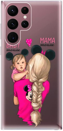 iSaprio Mama Mouse Blond and Girl for Samsung Galaxy S22 Ultra 5G - Phone Cover - Main image
