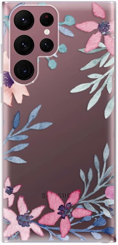 iSaprio Leaves and Flowers for Samsung Galaxy S22 Ultra 5G - Phone Cover - Main image