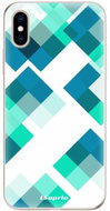 iSaprio Abstract Squares for iPhone XS - Phone Cover