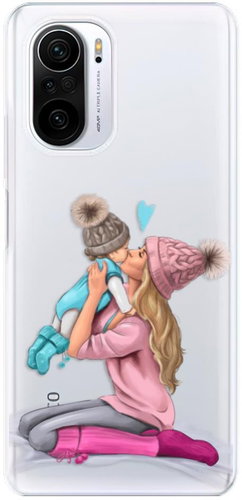 iSaprio Kissing Mom - Blond and Boy for Xiaomi Poco F3 - Phone Cover - Main image