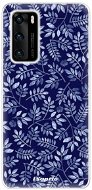 iSaprio Blue Leaves for Huawei P40 - Phone Cover
