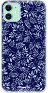 iSaprio Blue Leaves for iPhone 11 - Phone Cover
