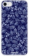 iSaprio Blue Leaves for iPhone SE 2020 - Phone Cover