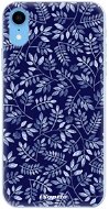 iSaprio Blue Leaves for iPhone Xr - Phone Cover