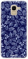 iSaprio Blue Leaves for Samsung Galaxy J6 - Phone Cover