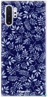 iSaprio Blue Leaves for Samsung Galaxy Note 10+ - Phone Cover