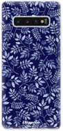 iSaprio Blue Leaves for Samsung Galaxy S10+ - Phone Cover