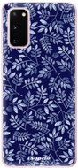 iSaprio Blue Leaves for Samsung Galaxy S20 - Phone Cover