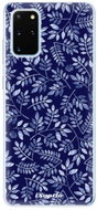 iSaprio Blue Leaves for Samsung Galaxy S20+ - Phone Cover