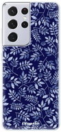 iSaprio Blue Leaves for Samsung Galaxy S21 Ultra - Phone Cover
